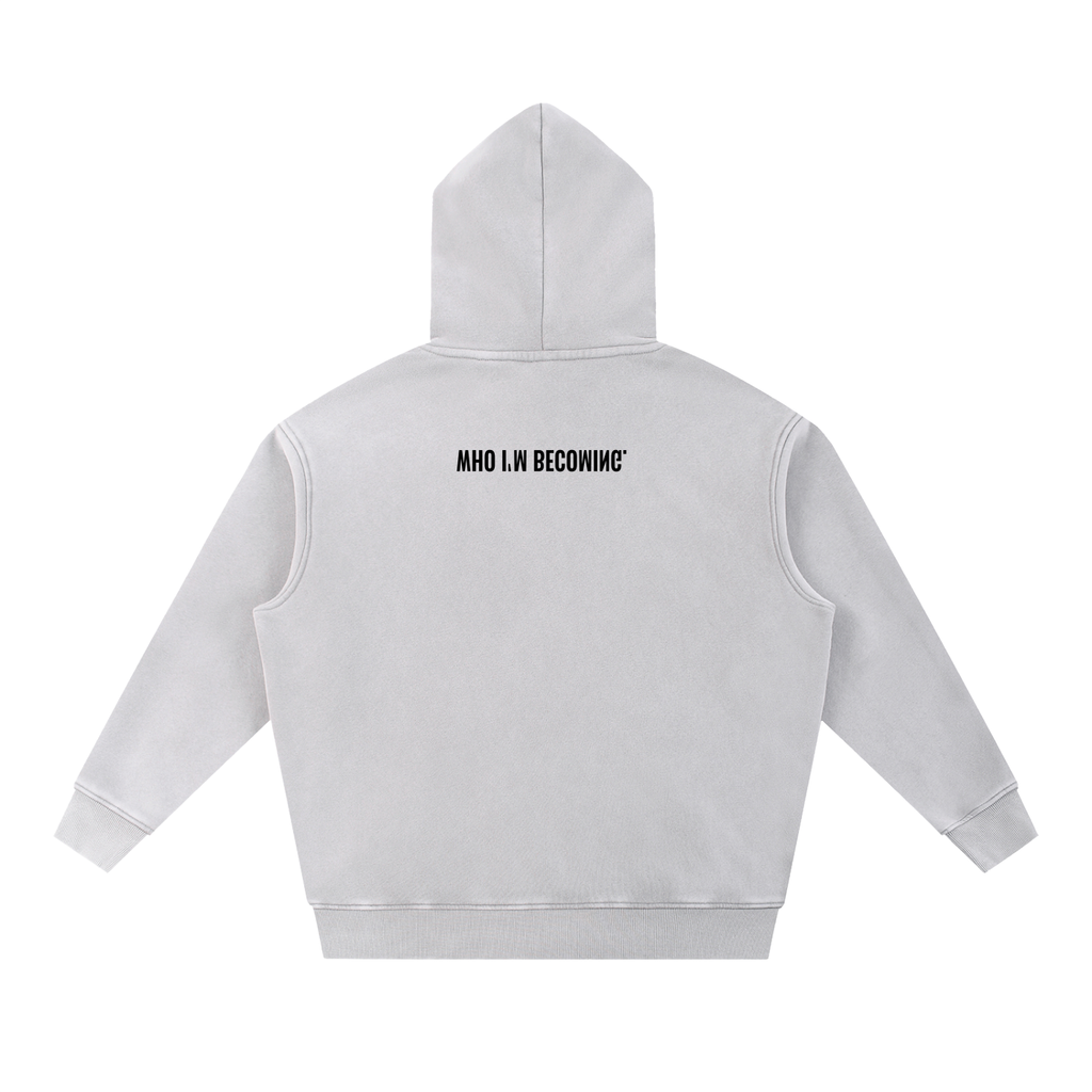 Snow Wash Fleece Oversize Hoodie