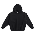 EMBROIDERED BLACK ON BLACK HOODIE