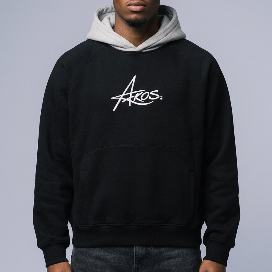 Unisex Fleece Raglan Color Block Hoodie